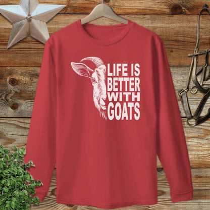 Life With Goats Long Sleeve Tee