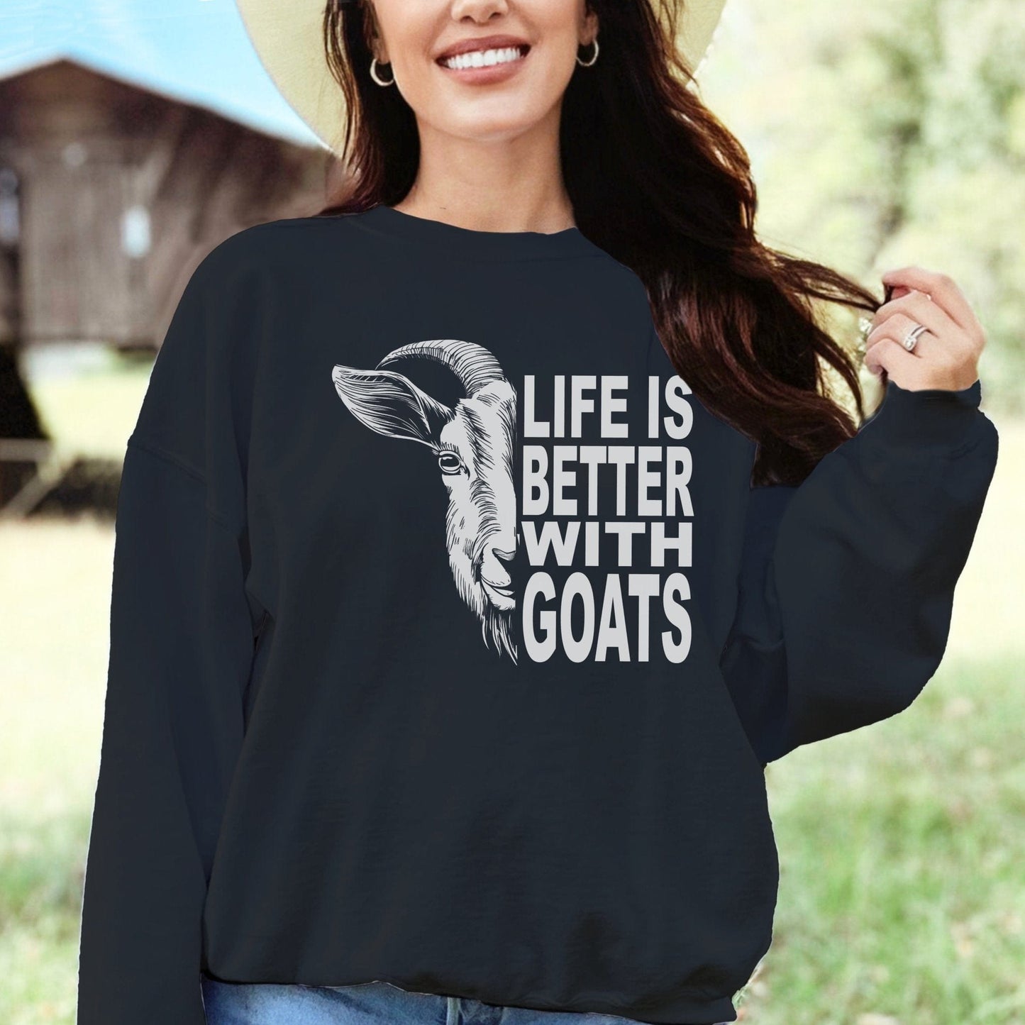 Life With Goats Sweatshirt