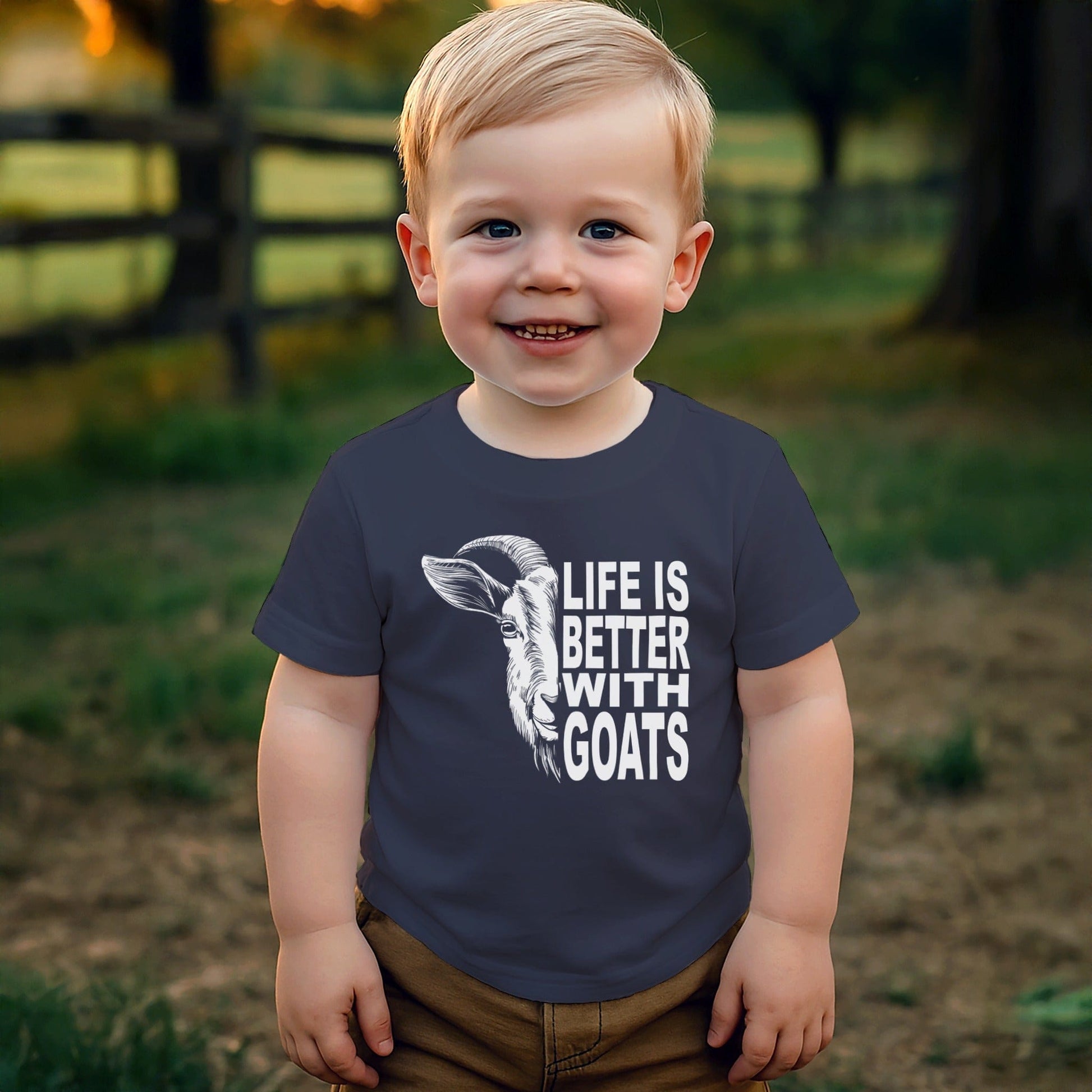 Life With Goats T-shirt (Toddler)