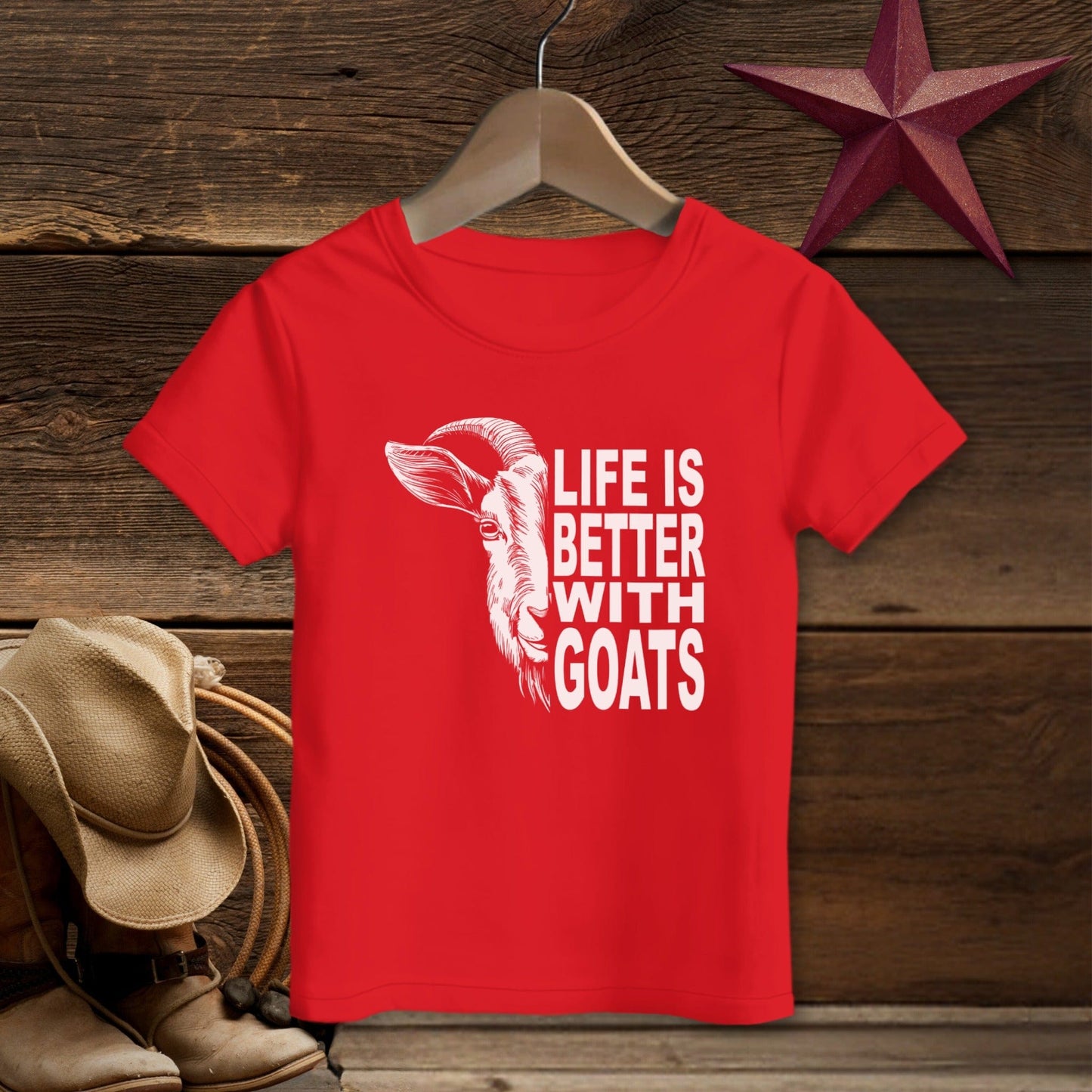 Life With Goats T-shirt (Toddler)