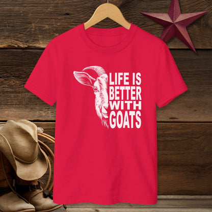 Life With Goats T-shirt (Youth)