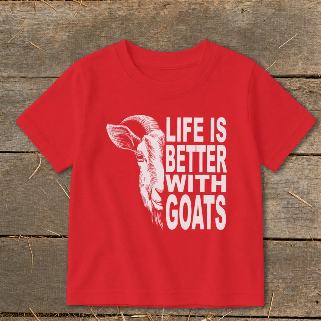Life With Goats Toddler Tee