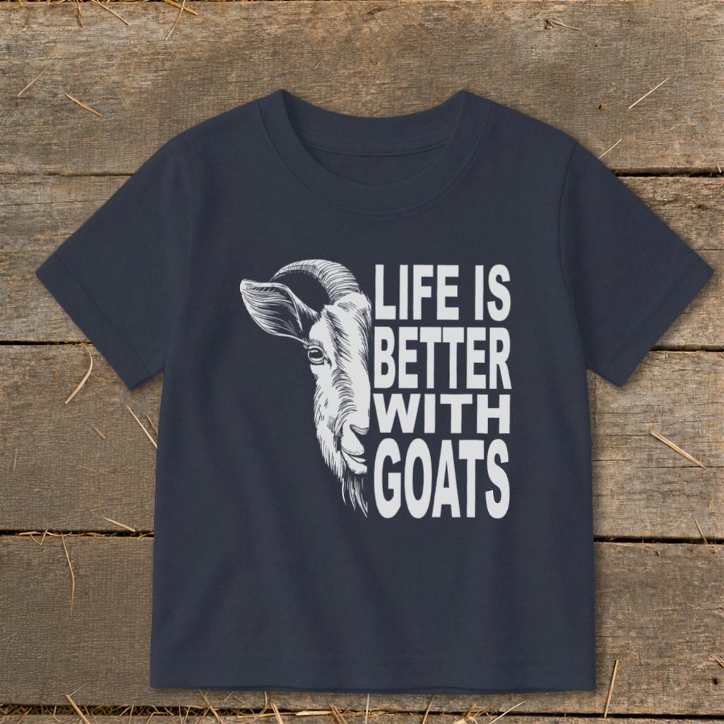 Life With Goats Toddler Tee