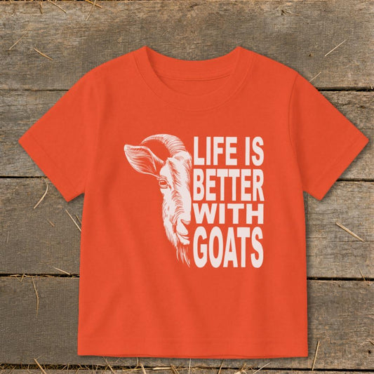 Life With Goats Toddler Tee