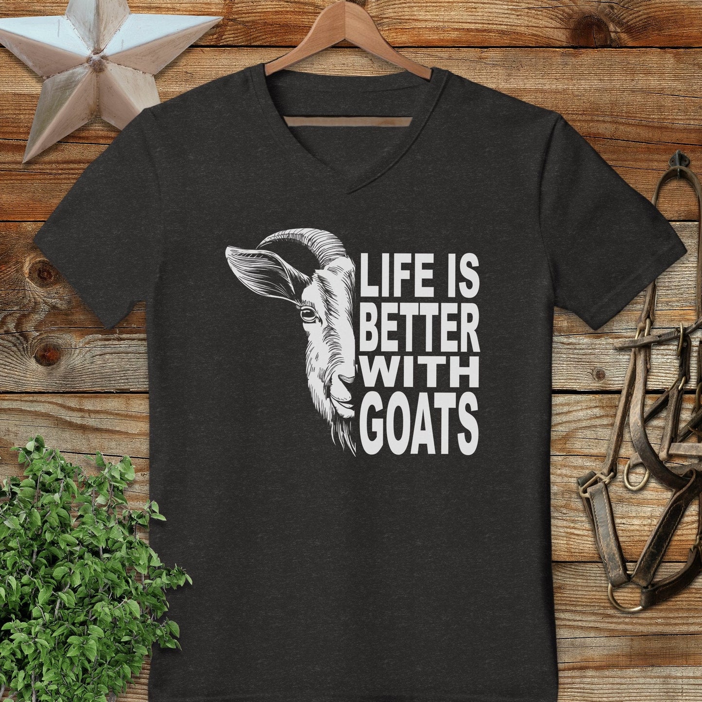 Life With Goats V-neck