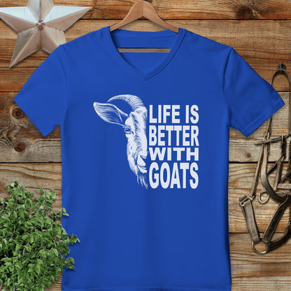 Life With Goats V-neck