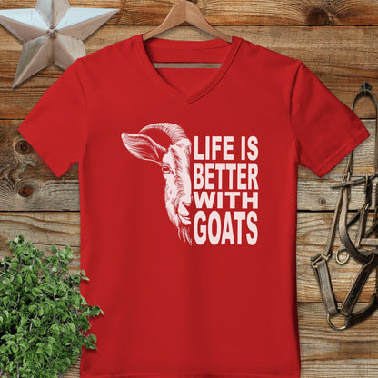Life With Goats V-neck