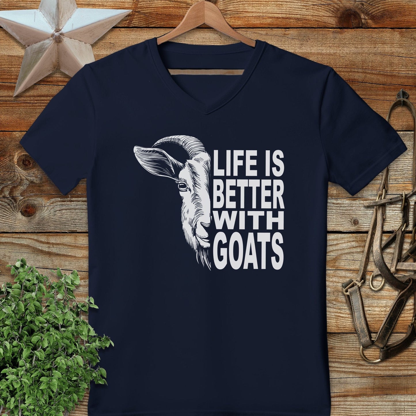 Life With Goats V-neck