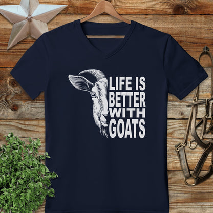 Life With Goats V-neck
