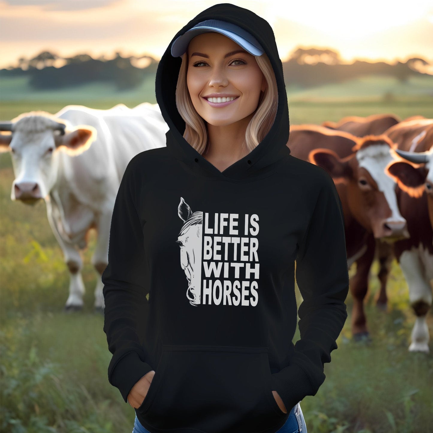 Life With Horses Hoodie