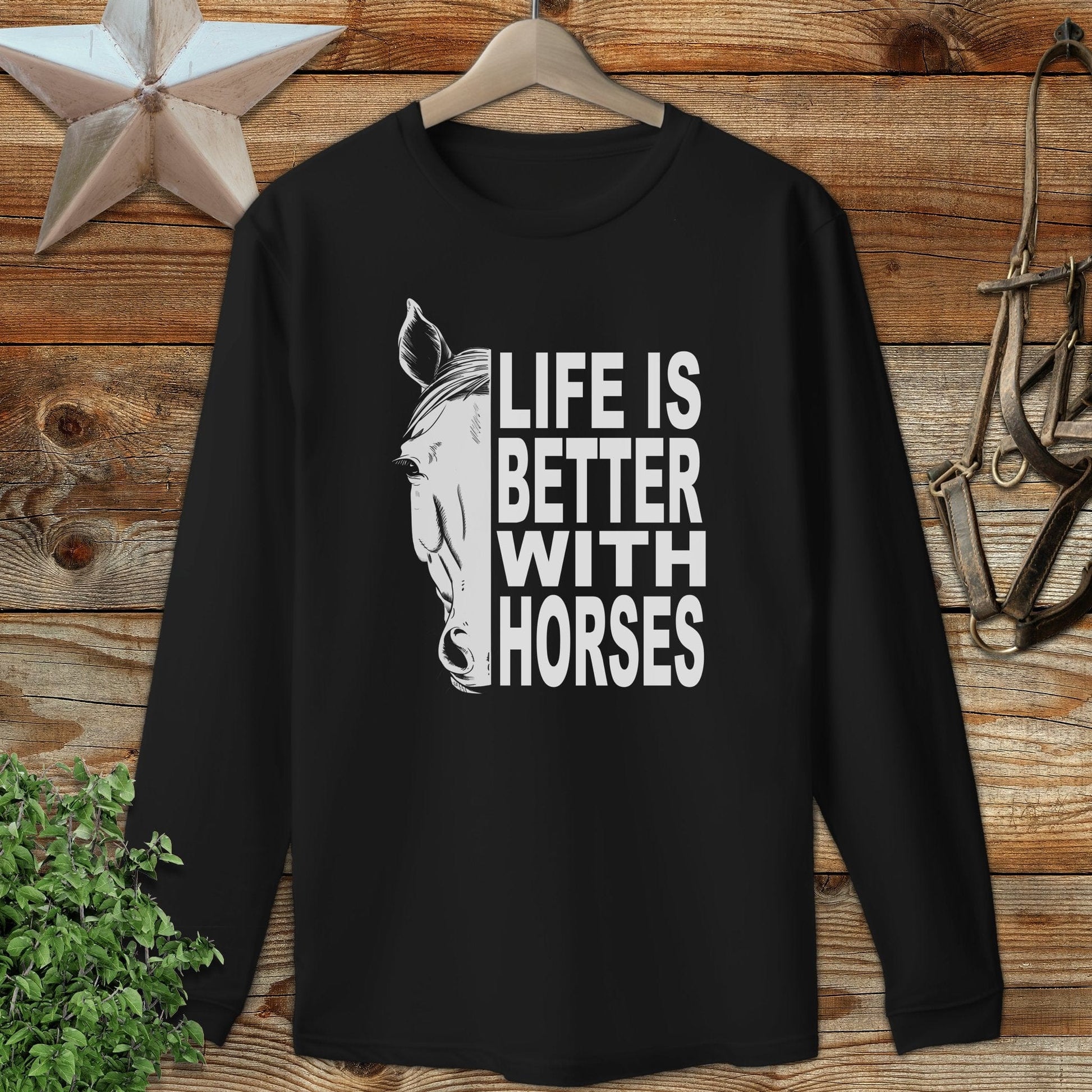 Life With Horses Long Sleeve Tee