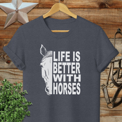 Life With Horses Softstyle Tee