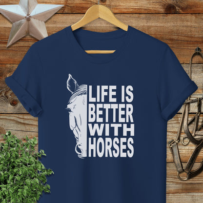 Life With Horses Softstyle Tee