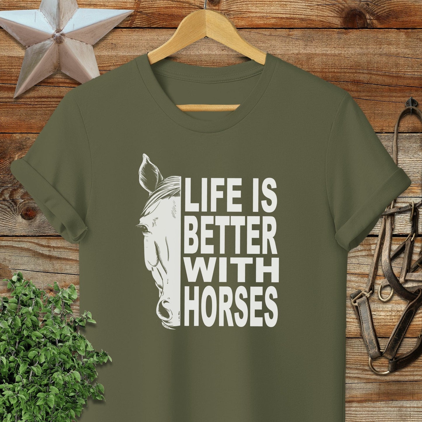 Life With Horses Softstyle Tee