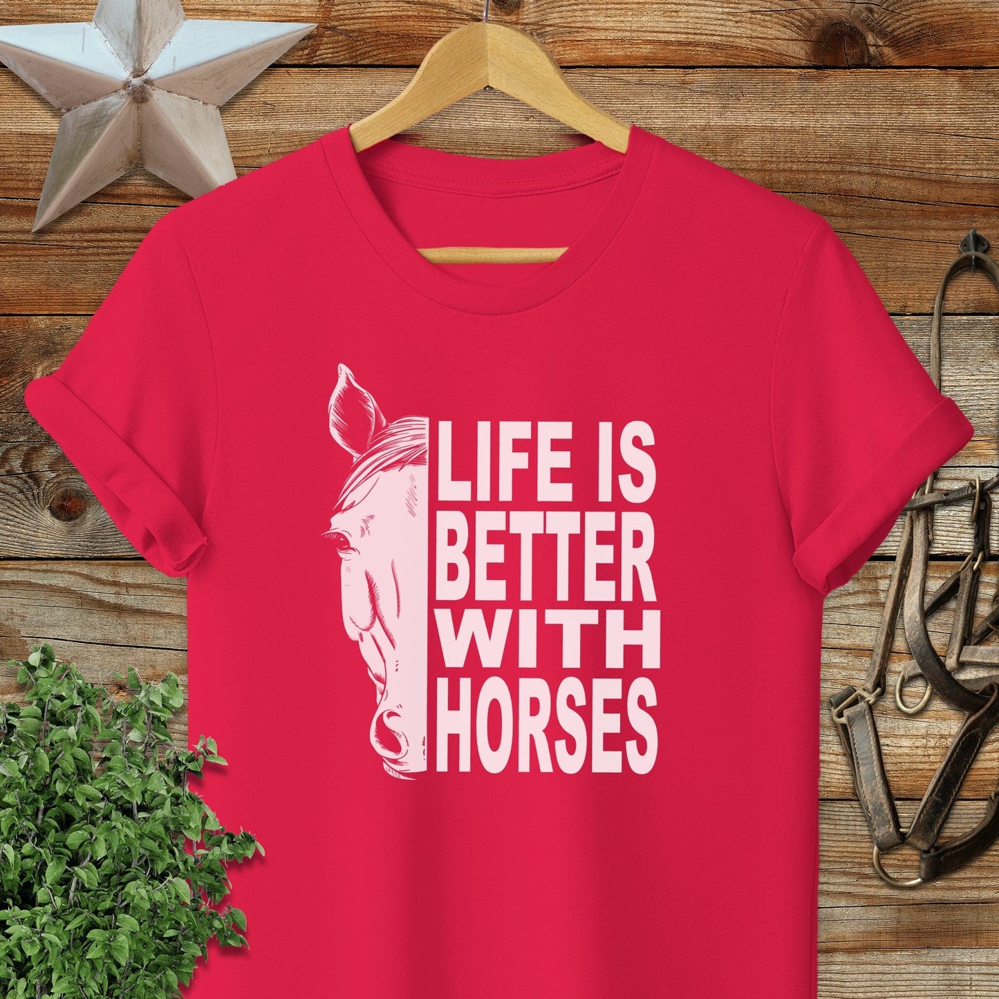 Life With Horses Softstyle Tee