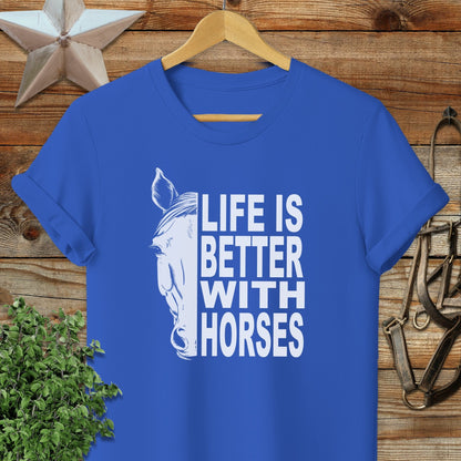 Life With Horses Softstyle Tee