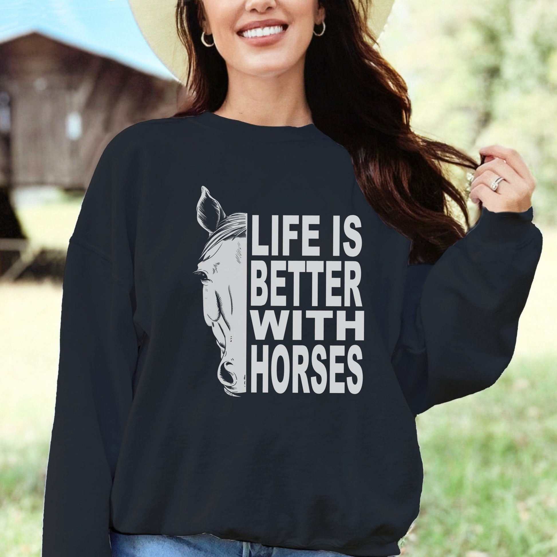 Life With Horses Sweatshirt