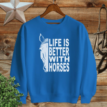 Life With Horses Sweatshirt