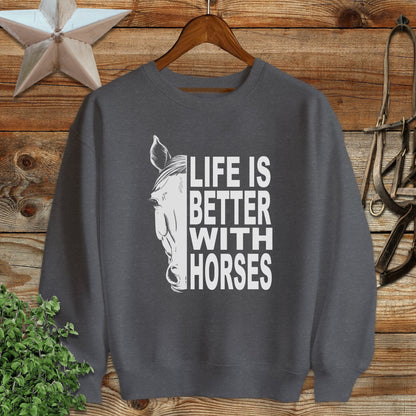 Life With Horses Sweatshirt