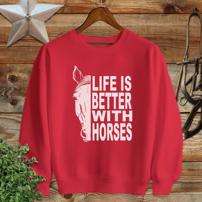 Life With Horses Sweatshirt