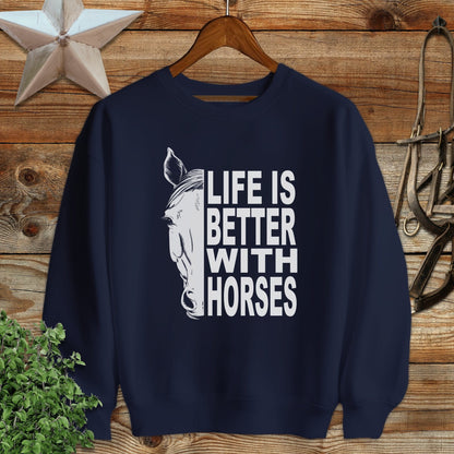Life With Horses Sweatshirt