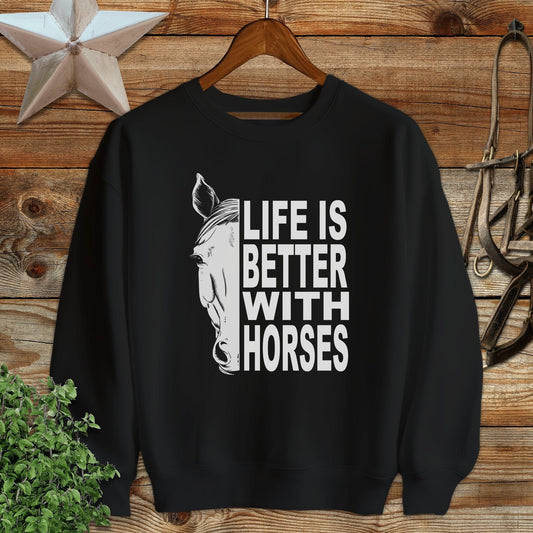 Life With Horses Sweatshirt