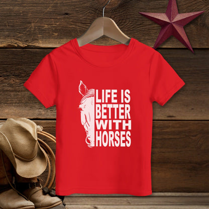 Life With Horses T-Shirt (Toddler)