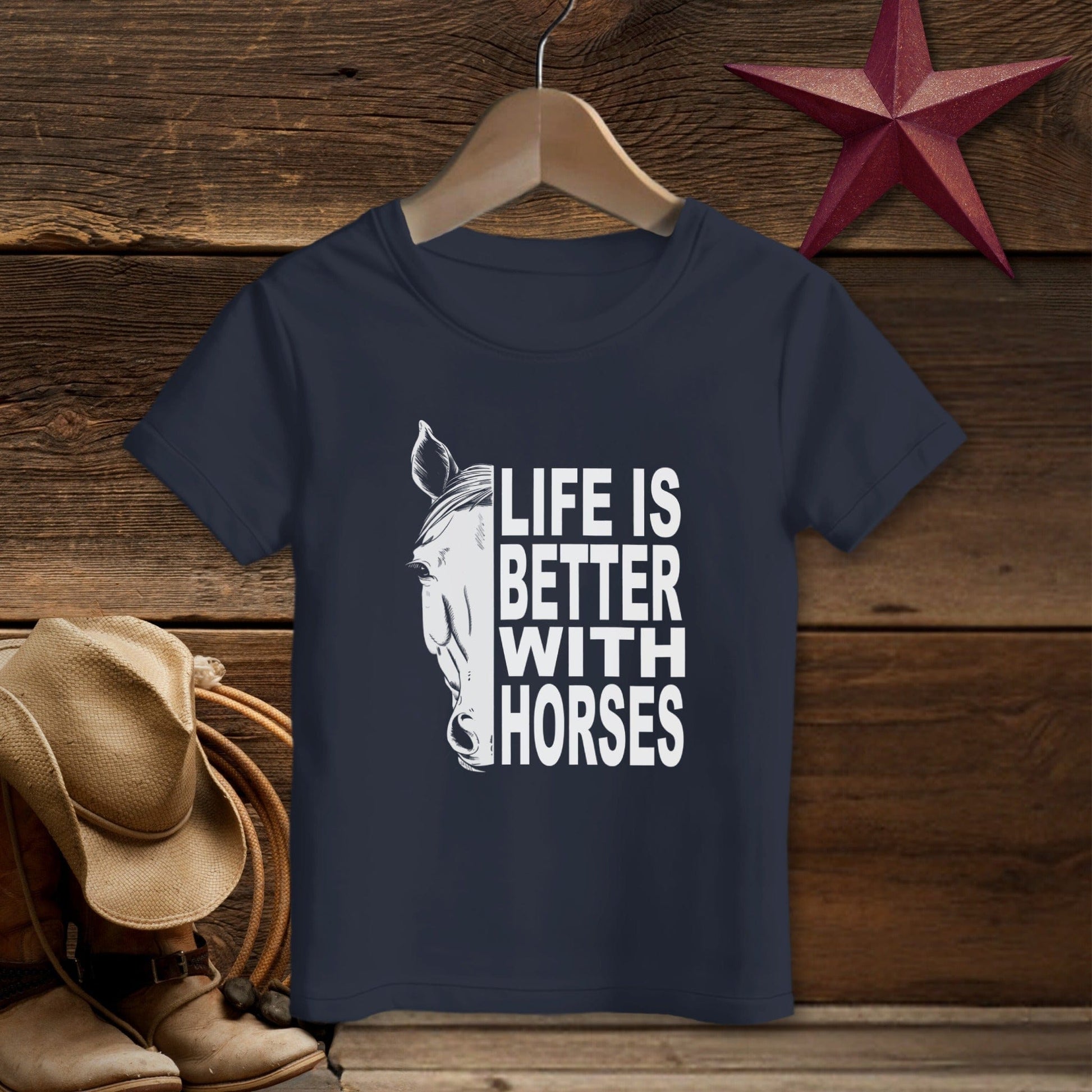 Life With Horses T-Shirt (Toddler)
