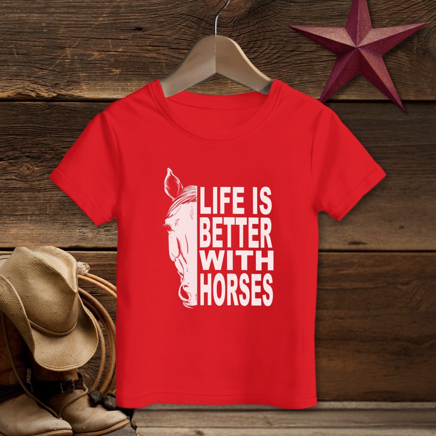 Life With Horses T-shirt (Toddler)