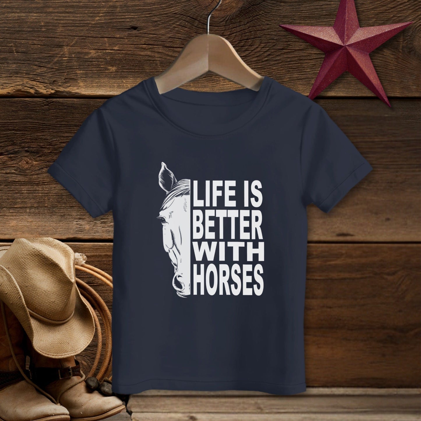 Life With Horses T-shirt (Toddler)