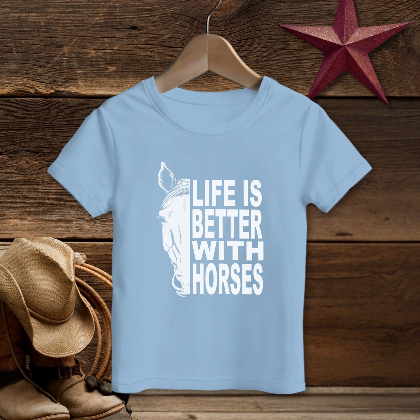 Life With Horses T-shirt (Toddler)
