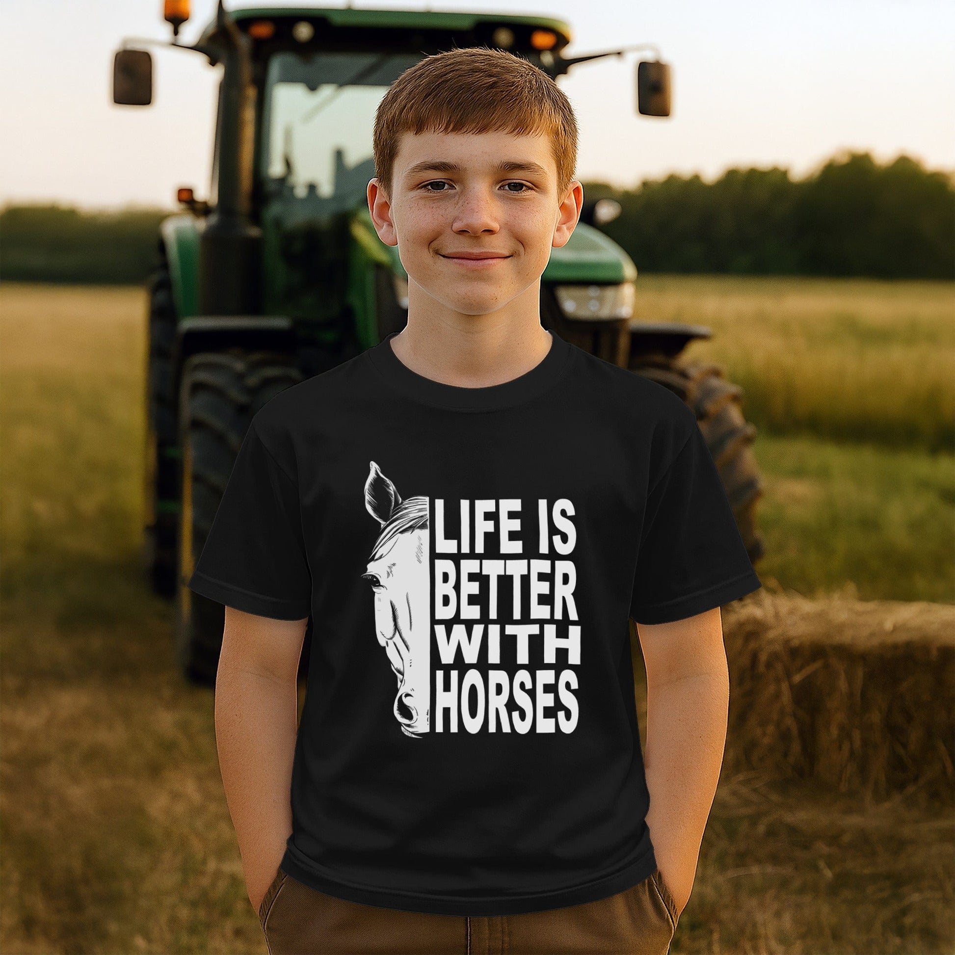 Life With Horses T-shirt (Youth)