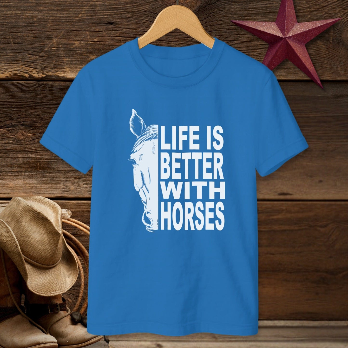 Life With Horses T-shirt (Youth)