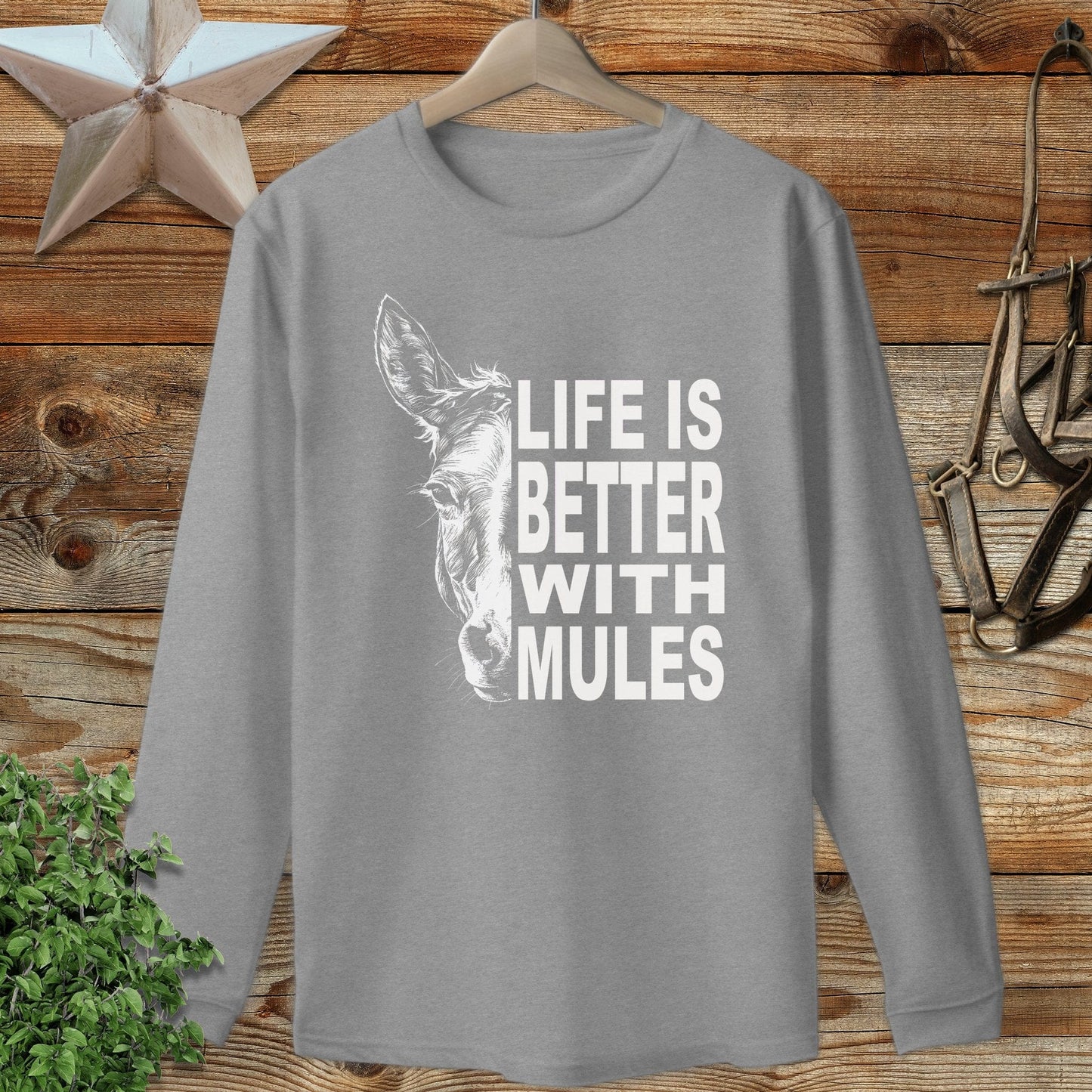 Life With Mules Long Sleeve Tee