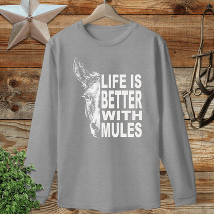 Life With Mules Long Sleeve Tee