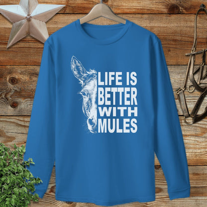 Life With Mules Long Sleeve Tee