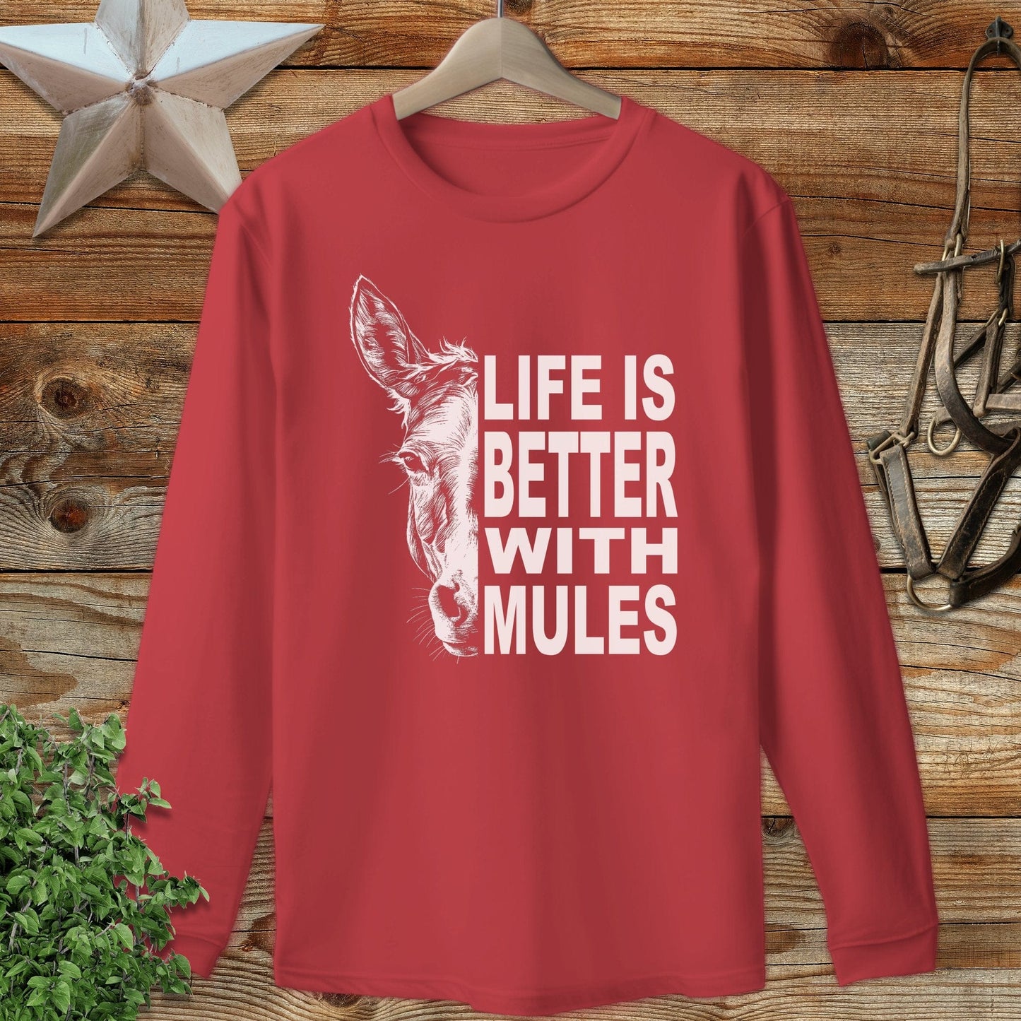 Life With Mules Long Sleeve Tee