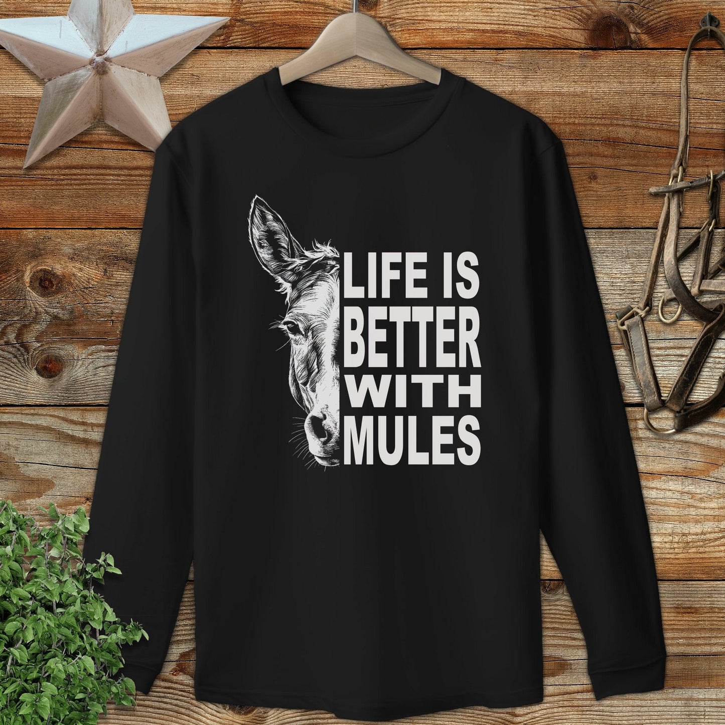 Life With Mules Long Sleeve Tee