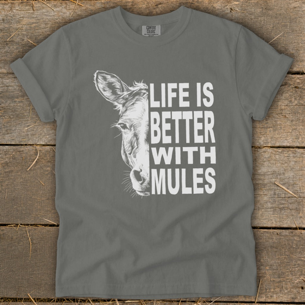 Life With Mules Signature Tee