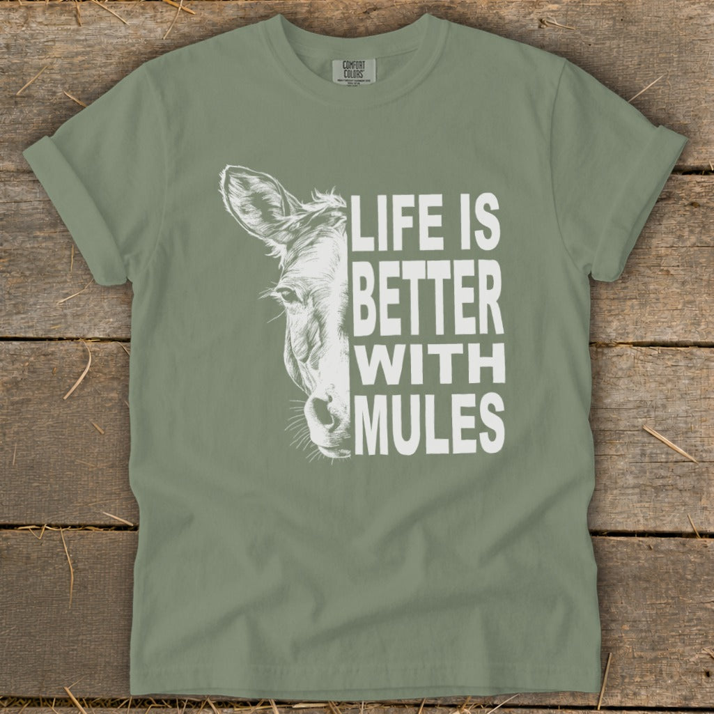 Life With Mules Signature Tee