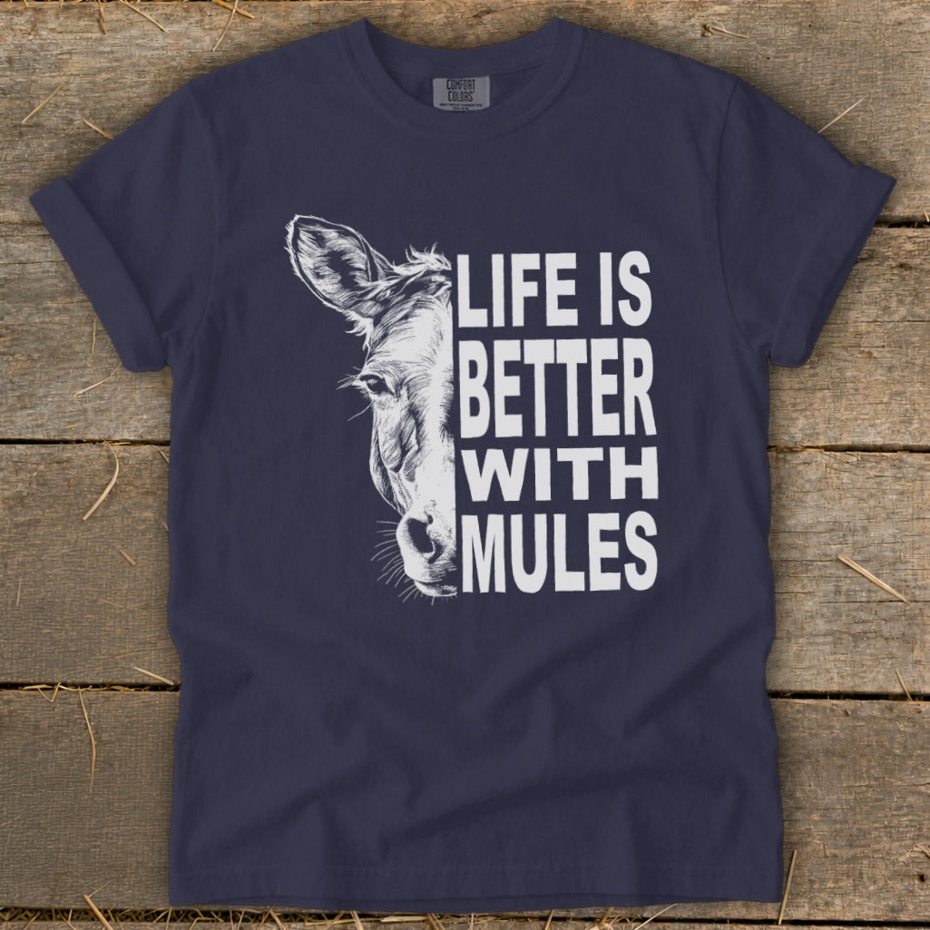 Life With Mules Signature Tee