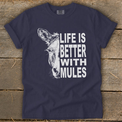 Life With Mules Signature Tee