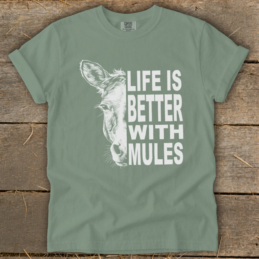 Life With Mules Signature Tee