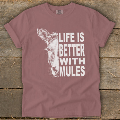 Life With Mules Signature Tee