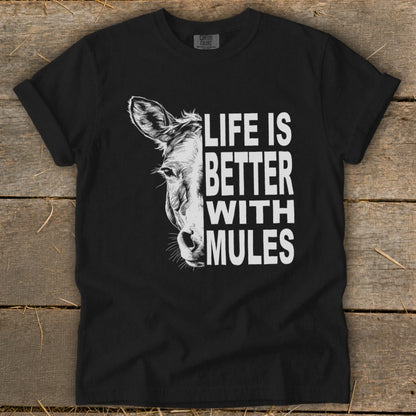 Life With Mules Signature Tee