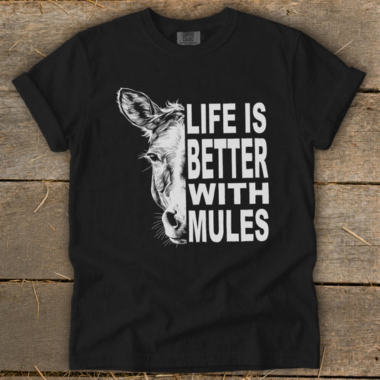 Life With Mules Signature Tee