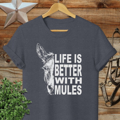 Life With Mules T-shirt