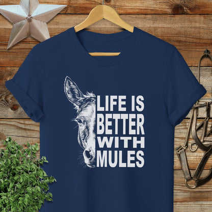 Life With Mules T-shirt