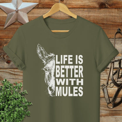 Life With Mules T-shirt