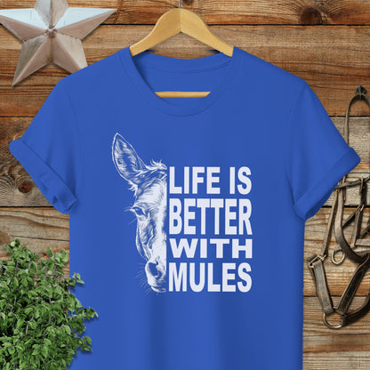 Life With Mules T-shirt